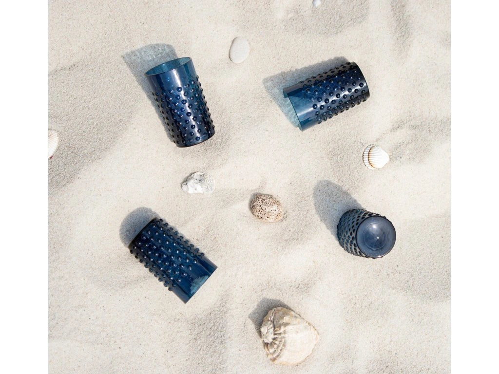 Royal Blue Hobnail Tumbler