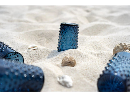 Royal Blue Hobnail Tumbler