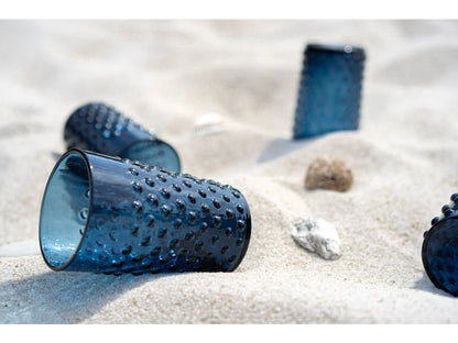 Royal Blue Hobnail Tumbler