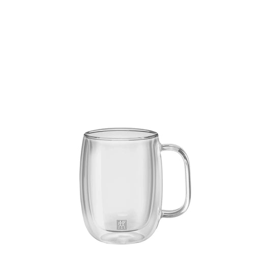 Double Wall Mugs 350ml, Set of 2