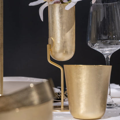 Velvet 1 Light Gold Brass Flute