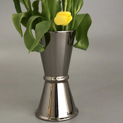 Ginza Jigger Palladium Terracotta Flower Vase