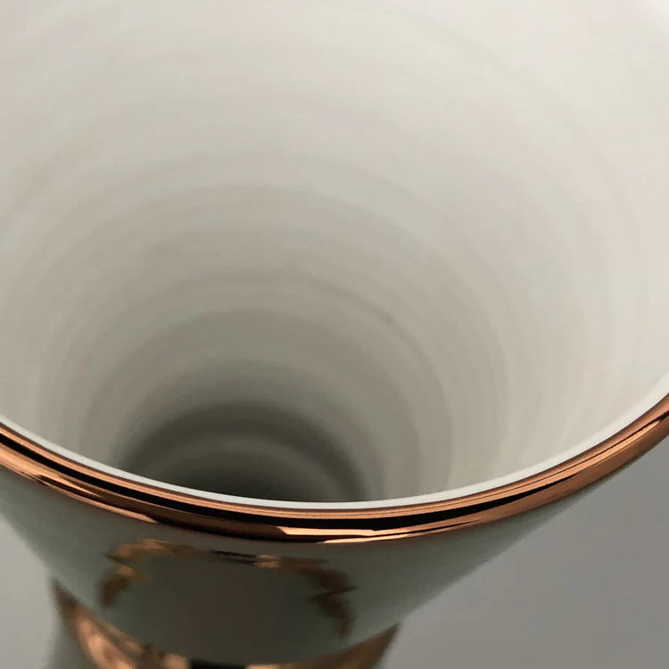 Ginza Jigger BronzeTerracotta Flower Vase