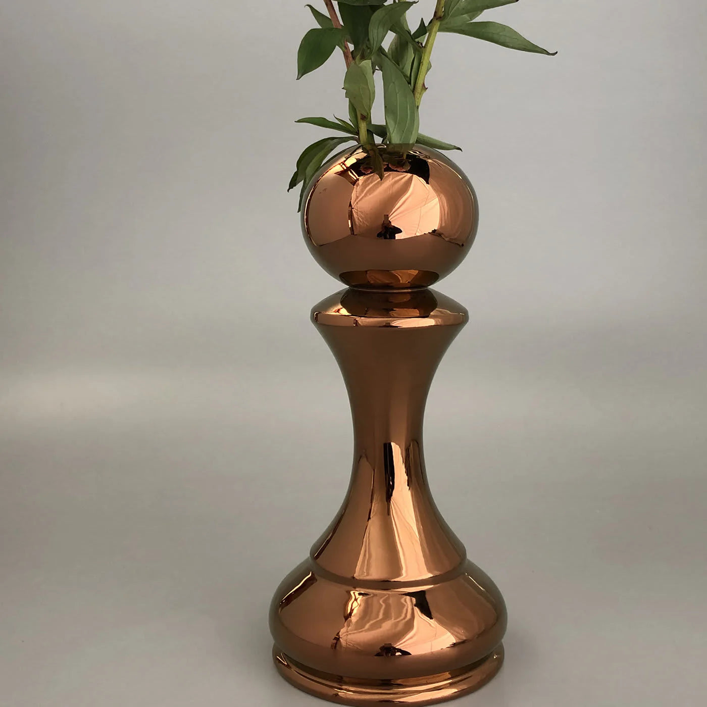 Pedone Bronze Pawn Flower Vase