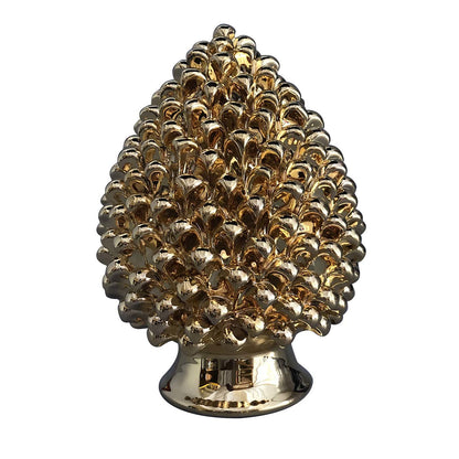 Taormina Sicilian Pinecone in Brass Terracotta