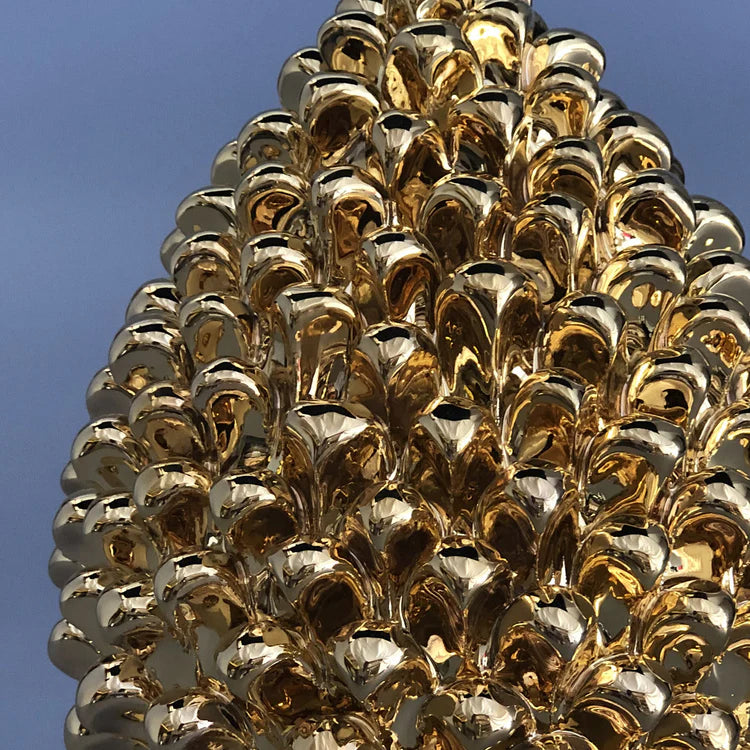 Taormina Sicilian Pinecone in Brass Terracotta