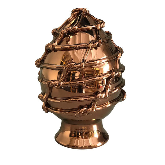Tiricci Sicilian Pinecone in Bronze Terracotta