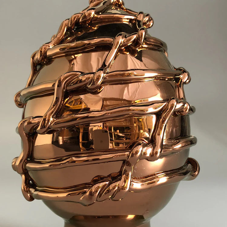 Tiricci Sicilian Pinecone in Bronze Terracotta