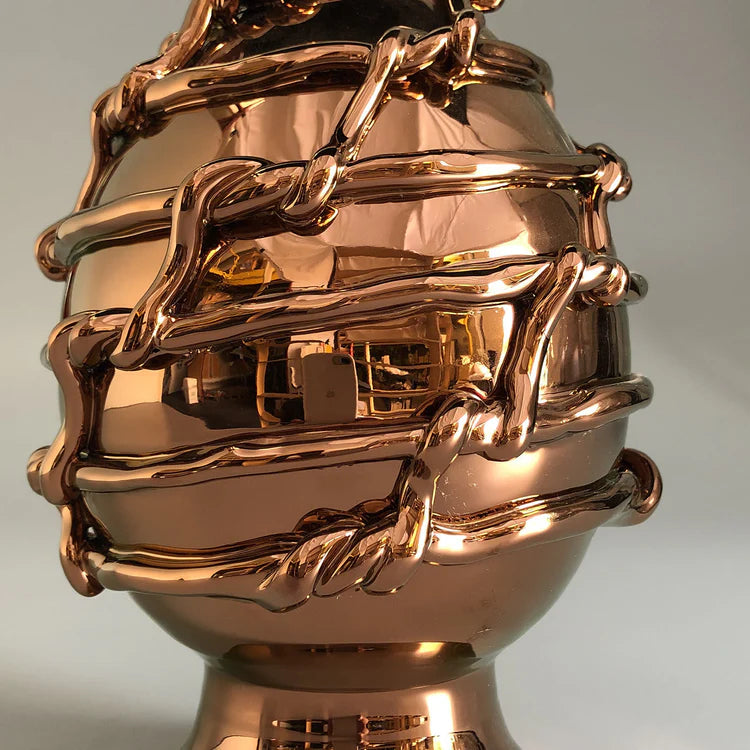 Tiricci Sicilian Pinecone in Bronze Terracotta