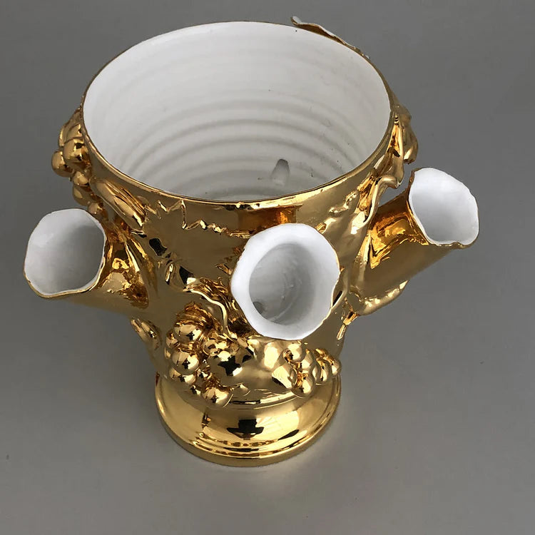Anghiari Gold Vase