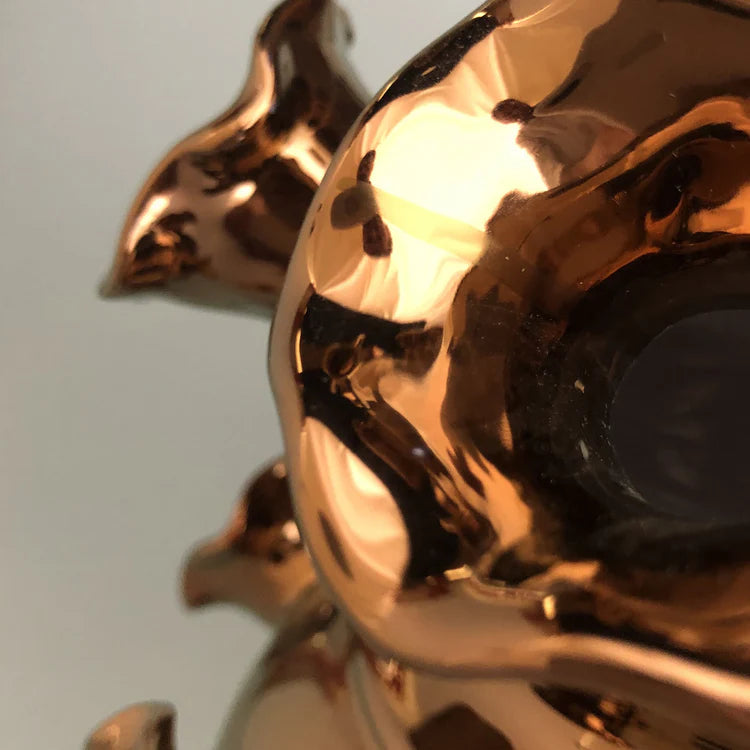 Diciannove Bocche Bronze Vase