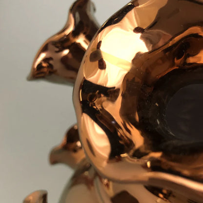 Diciannove Bocche Bronze Vase