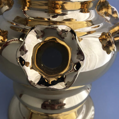 Diciannove Bocche Gold Vase