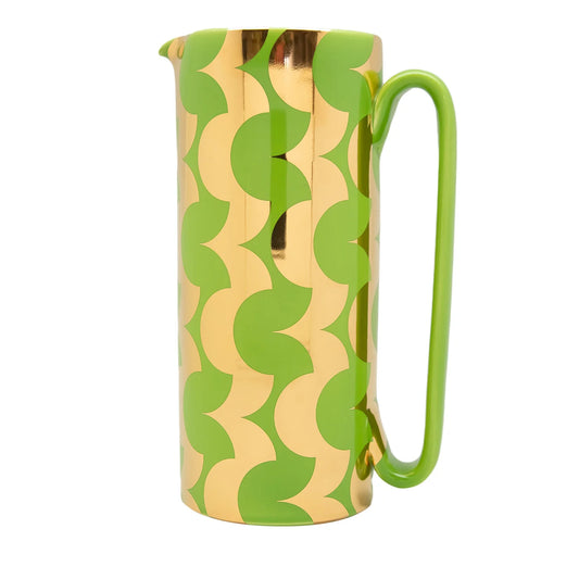 Serlio Cicappa Gold 24K & Green Carafe