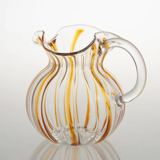 Torcello Yellow Striped Pitcher