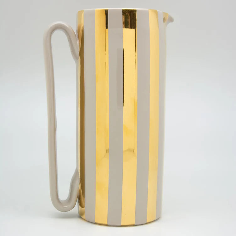 Serlio Mercante Gold 24K & Gray Carafe