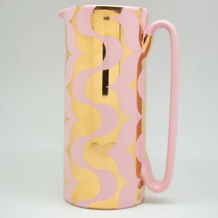 Serlio Equilibri Gold 24K & Pink Carafe