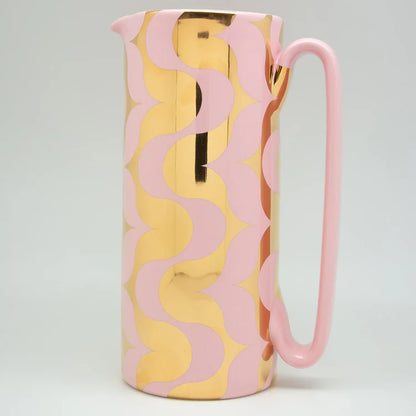 Serlio Equilibri Gold 24K & Pink Carafe