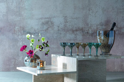 Epoque Champagne Saucer 150ml Sapphire/Lustre x 2