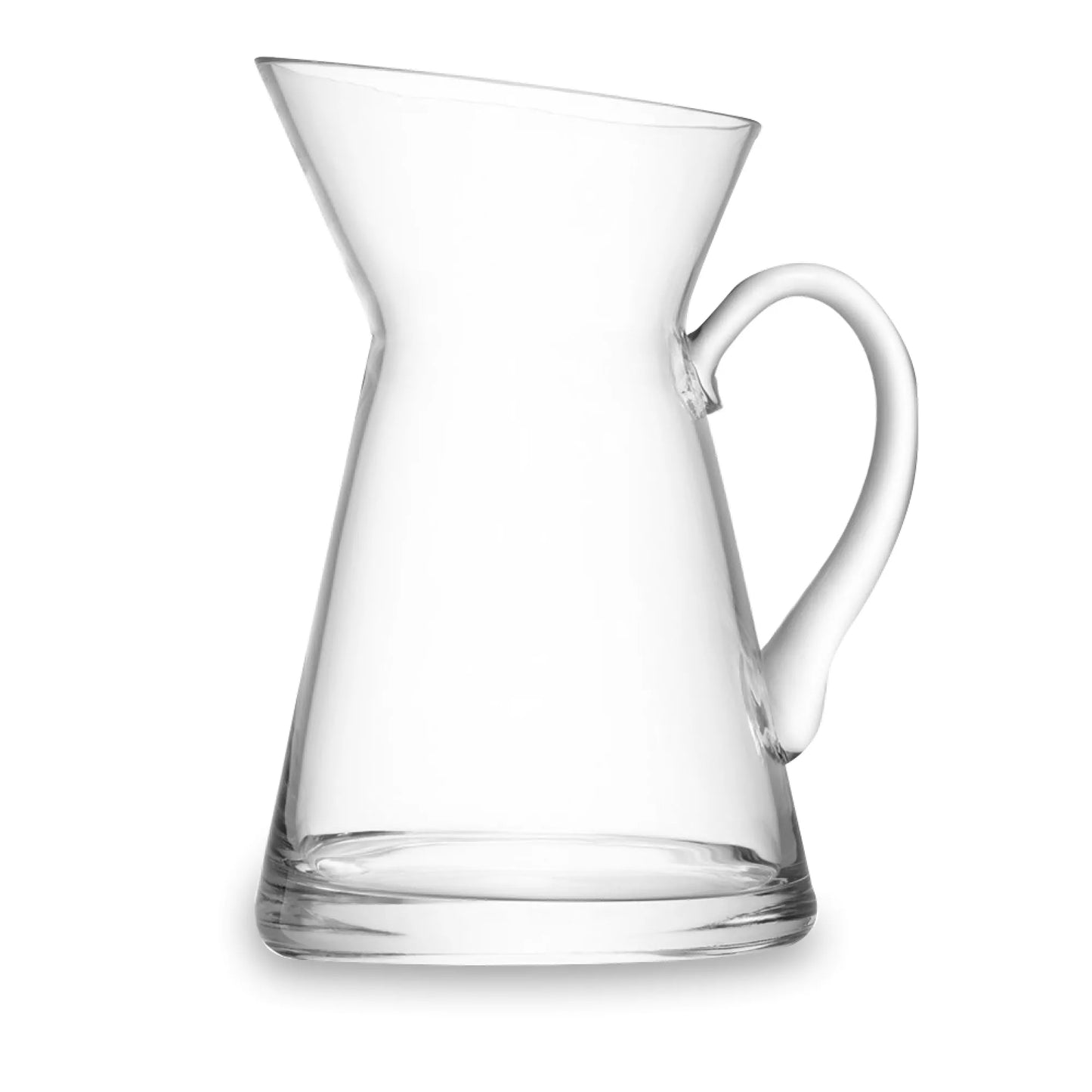 Flower Jug Vase H26cm Clear