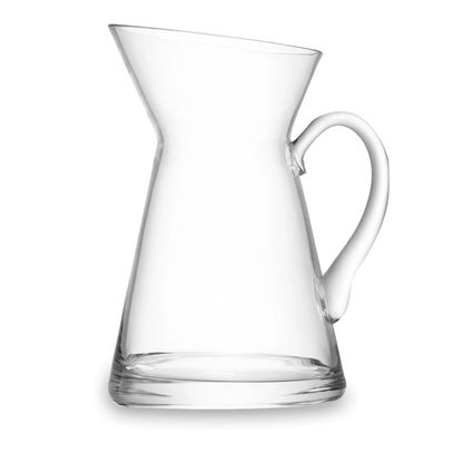 Flower Jug Vase H26cm Clear