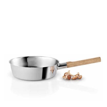 Saute pan+lid Ø24 Nordic Kitchen Stainless Steel