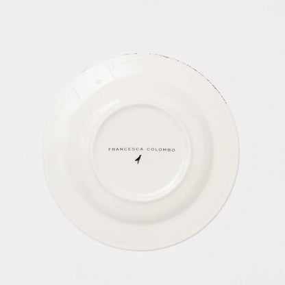 Set of 2 Grandma's Garden Soup Plates