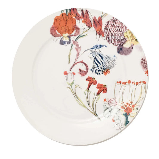 Set of 2 Grandma's Garden Dinner Plates