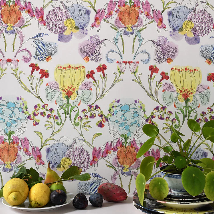 The Grandma's Garden Wallcovering