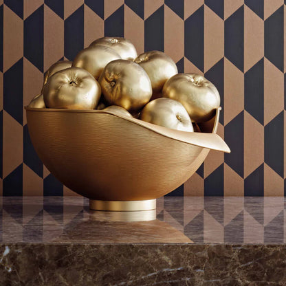 Intuizioni large Centerpiece in Brass