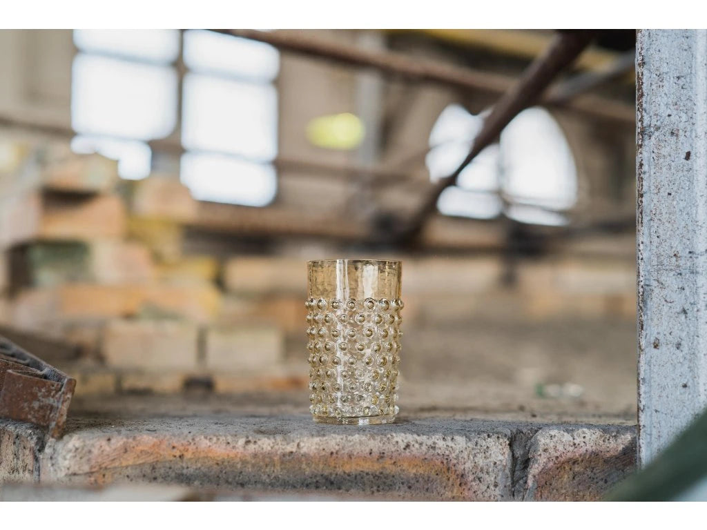 Underlay Amber Hobnail Tumbler