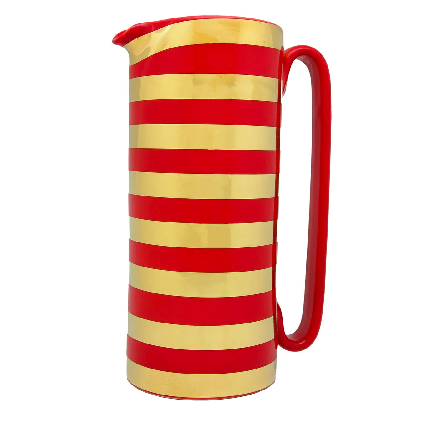 Serlio Gondoliere Gold & Red Pitcher