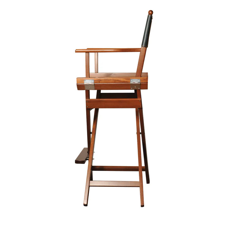 Black Leather Director's Chair