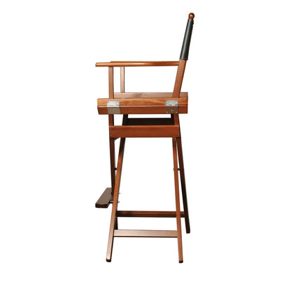 Black Leather Director's Chair