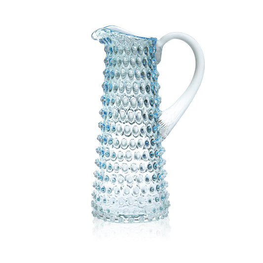 Underlay Azure Hobnail Jug Tall