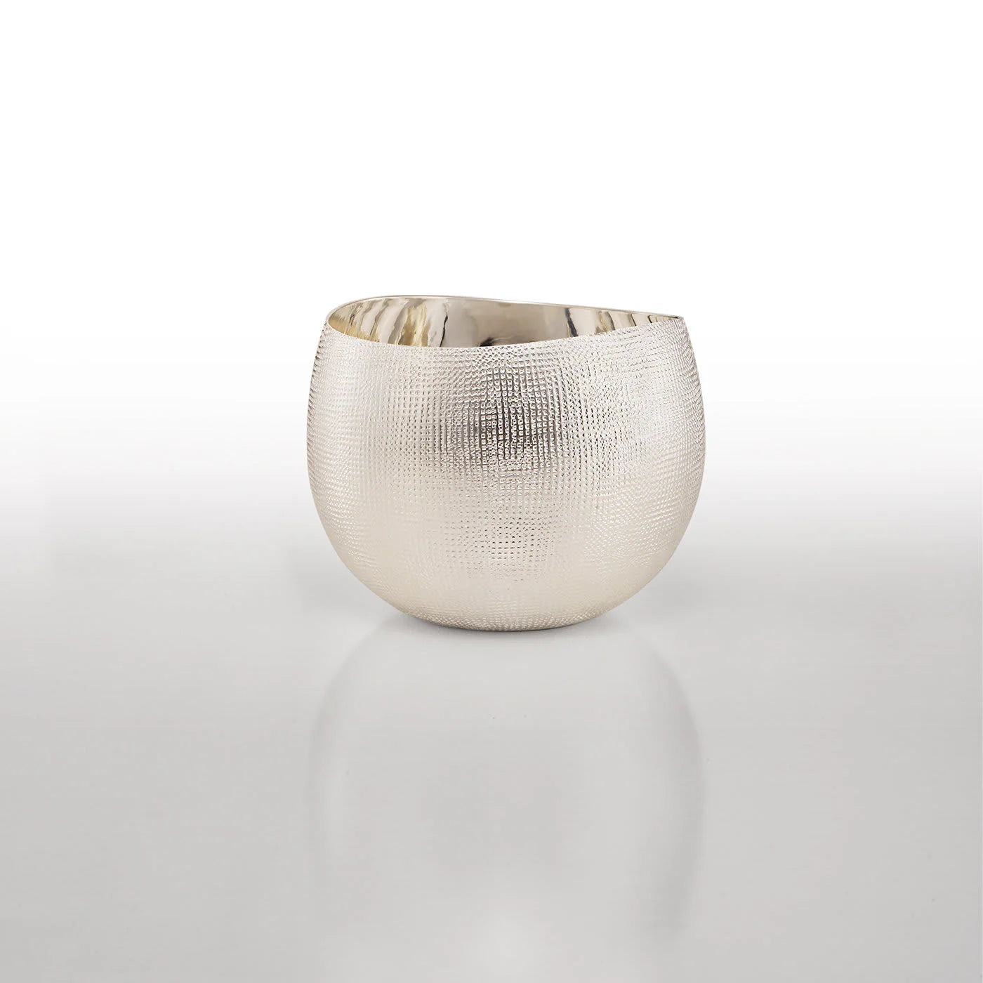 Velvet Glass Silvered Brass