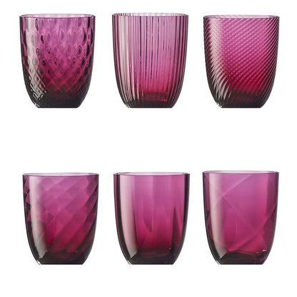 Idra Set of 6 Assorted Water Glasses
