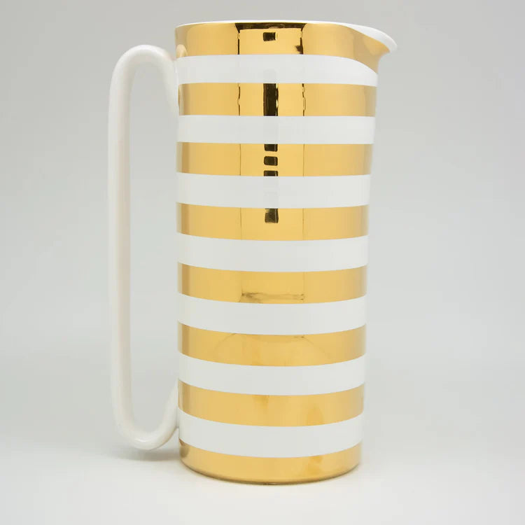 Serlio Gondoliere Gold 24K & White Carafe