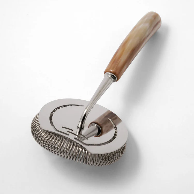 Bar Strainer in Natural Horn