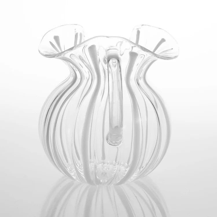 Torcello White Striped Pitcher