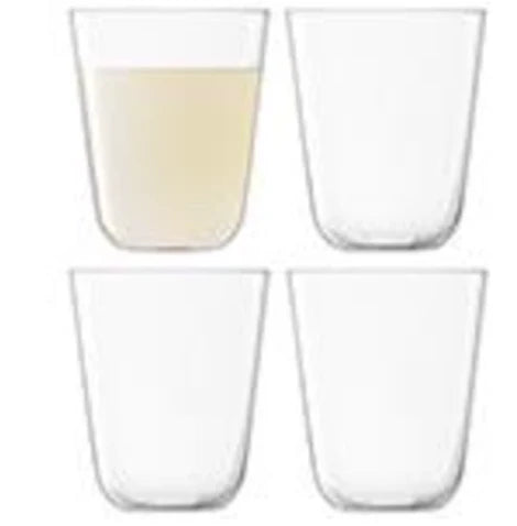 Arc Tumbler 380ml clear x 4