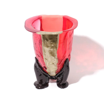 Amazonia Vase Extra Colour - Dark Salmon, Pink, Bronze, Red, Aubergine