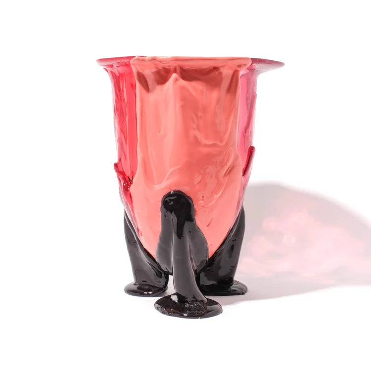 Amazonia Vase Extra Colour - Dark Salmon, Pink, Bronze, Red, Aubergine