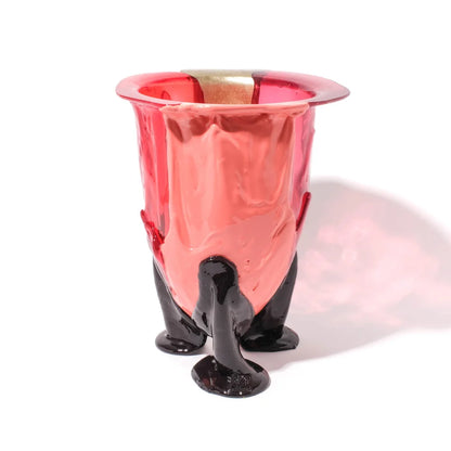 Amazonia Vase Extra Colour - Dark Salmon, Pink, Bronze, Red, Aubergine