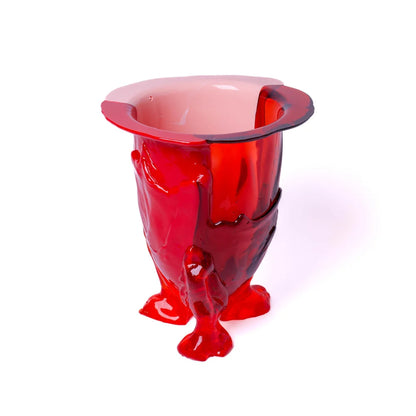 Amazonia Vase - Ruby, Salmon, Red, Orange