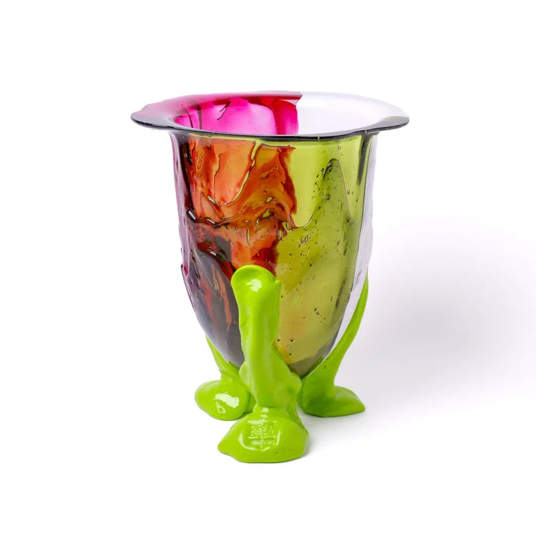 Amazonia Vase - Green, Fuchsia, White, Lime