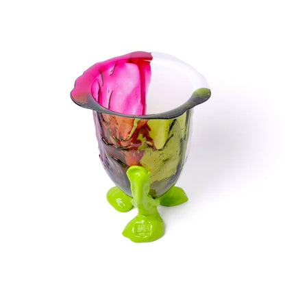 Amazonia Vase - Green, Fuchsia, White, Lime