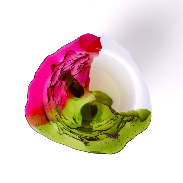 Amazonia Vase - Green, Fuchsia, White, Lime