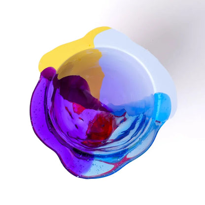 Amazonia Vase Extra Colour - Light Blue, Purple, Pastel Blue, Pastel Yellow, Clear Red