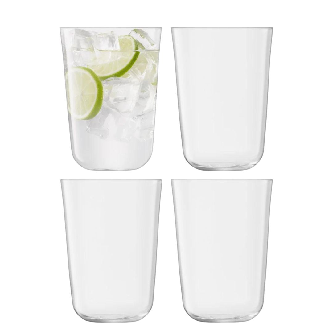 Arc Tumbler Clear Set of 4